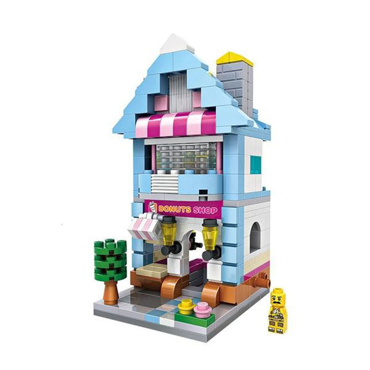 LOZ Mini Street Building Blocks - Donuts Shop - iKids