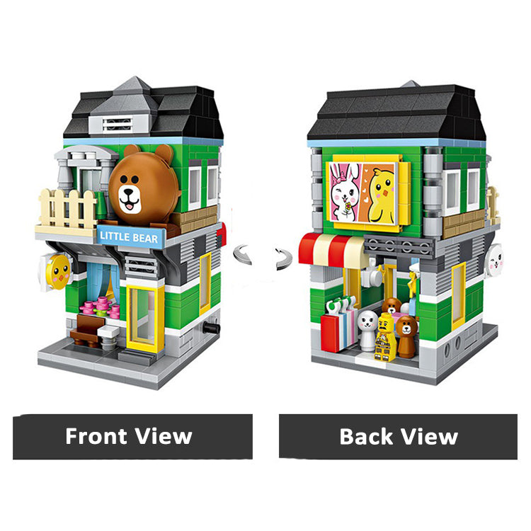 LOZ Mini Street Building Blocks - Little Bear Store - iKids