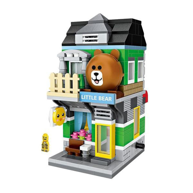 LOZ Mini Street Building Blocks - Little Bear Store - iKids