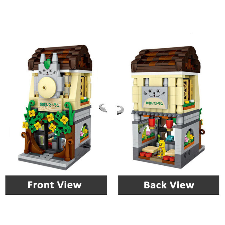 LOZ Mini Street Building Blocks - Japanese Restaurant - iKids