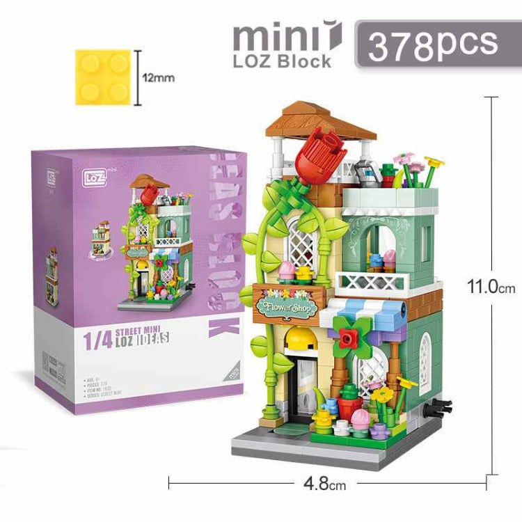 LOZ Mini Street Blocks | Flower Shop - iKids