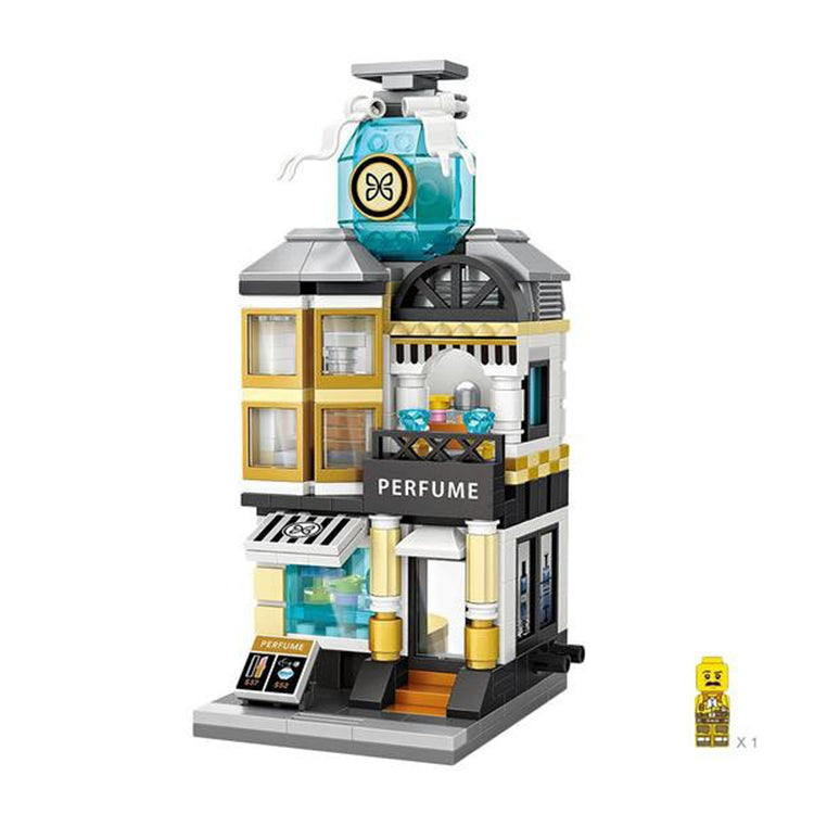 LOZ Mini Street Building Blocks - Perfumery - iKids