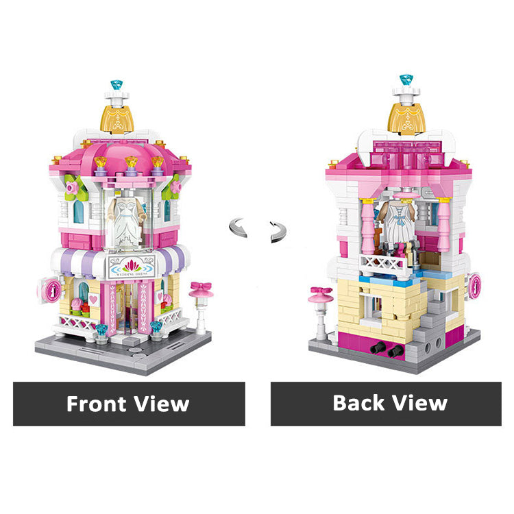 LOZ Mini Street Building Blocks - Wedding Store - iKids