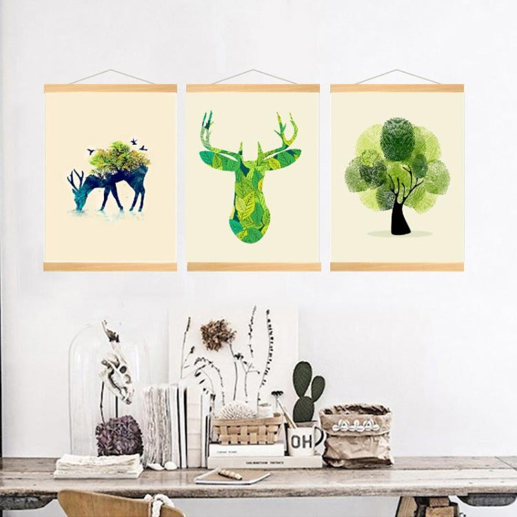 Poster Hanger Frame - Green Tree - iKids