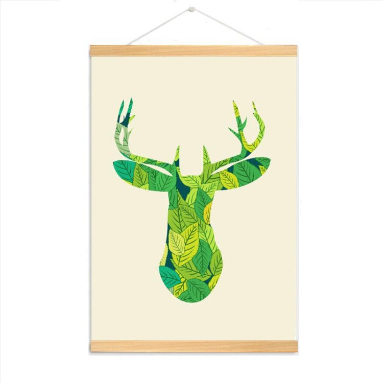 Poster Hanger Frame - Green Deer - iKids