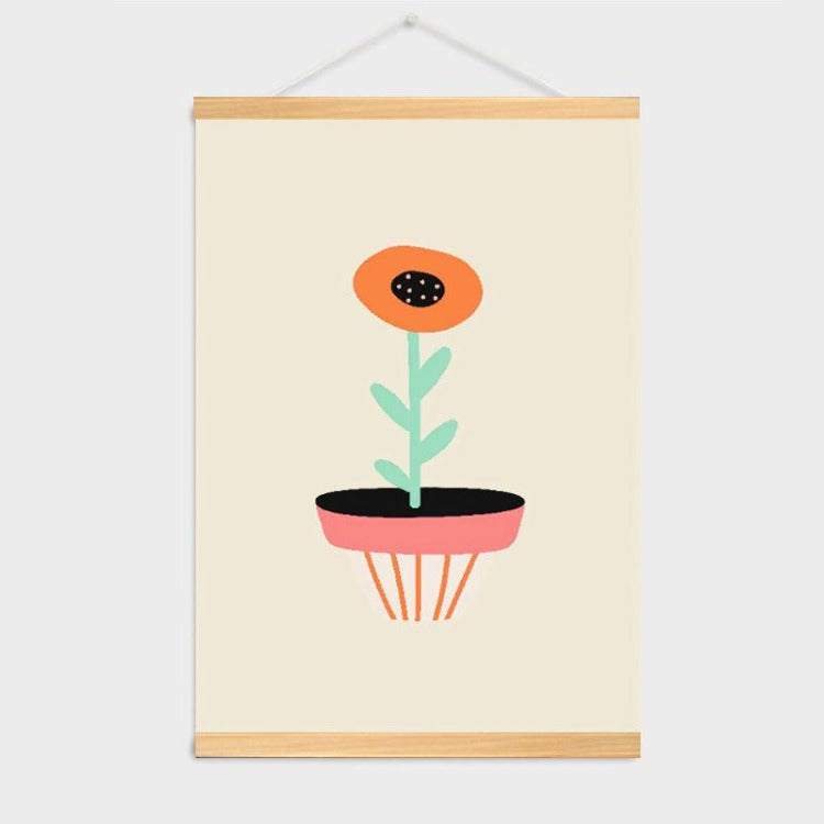 Poster Hanger Frame - Flowerpot Flower - iKids