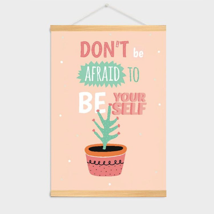 Poster Hanger Frame - Flowerpot Be Yourself - iKids