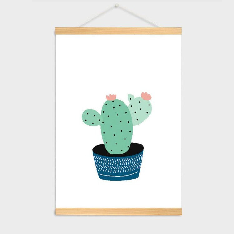 Poster Hanger Frame - Flowerpot Cactus - iKids