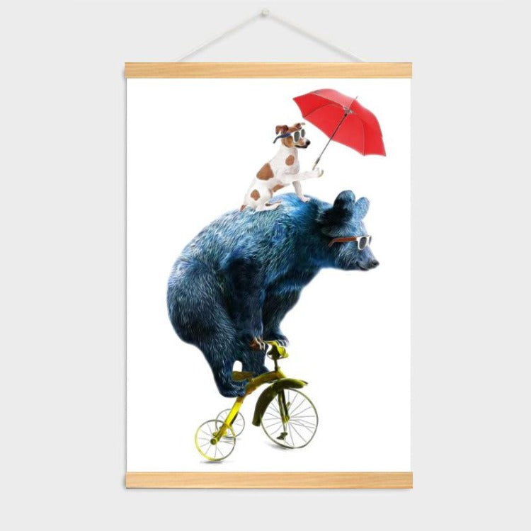 Poster Hanger Frame - Circus Bear - iKids