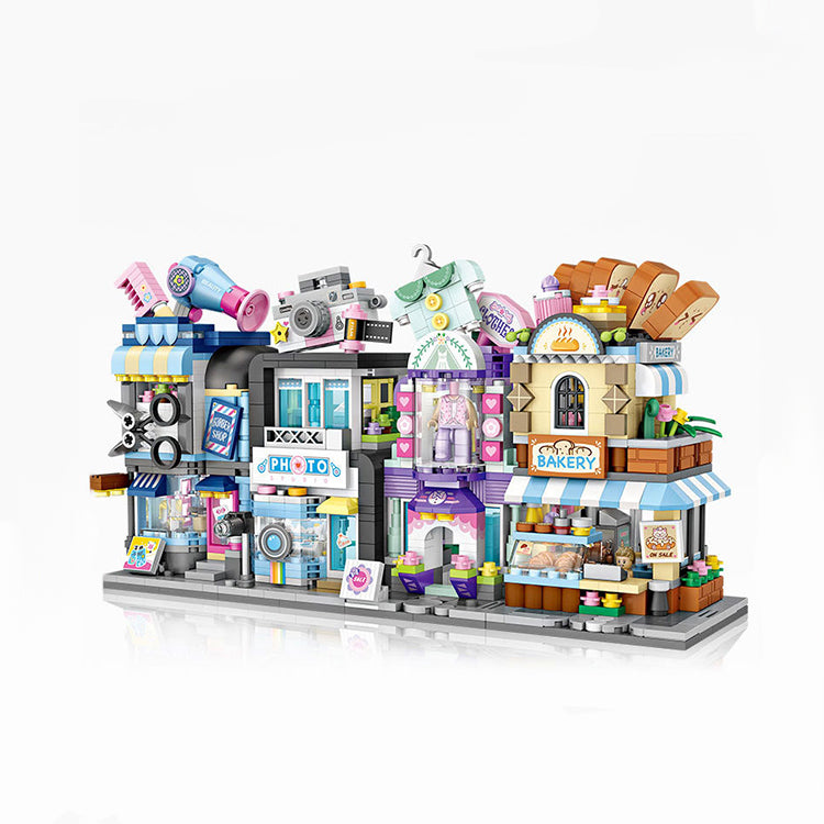LOZ Mini Street Building Blocks - Clothing Store - iKids