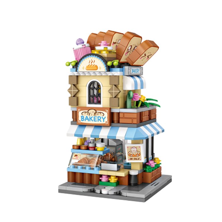 LOZ Mini Street Blocks | Bakery Shop - iKids