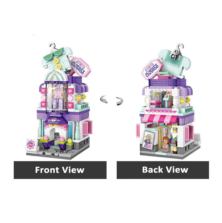 LOZ Mini Street Building Blocks - Clothing Store - iKids