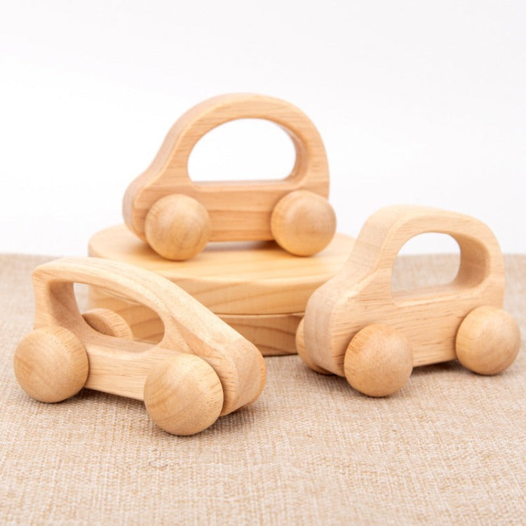 Wooden Push Toy | Taxi - iKids