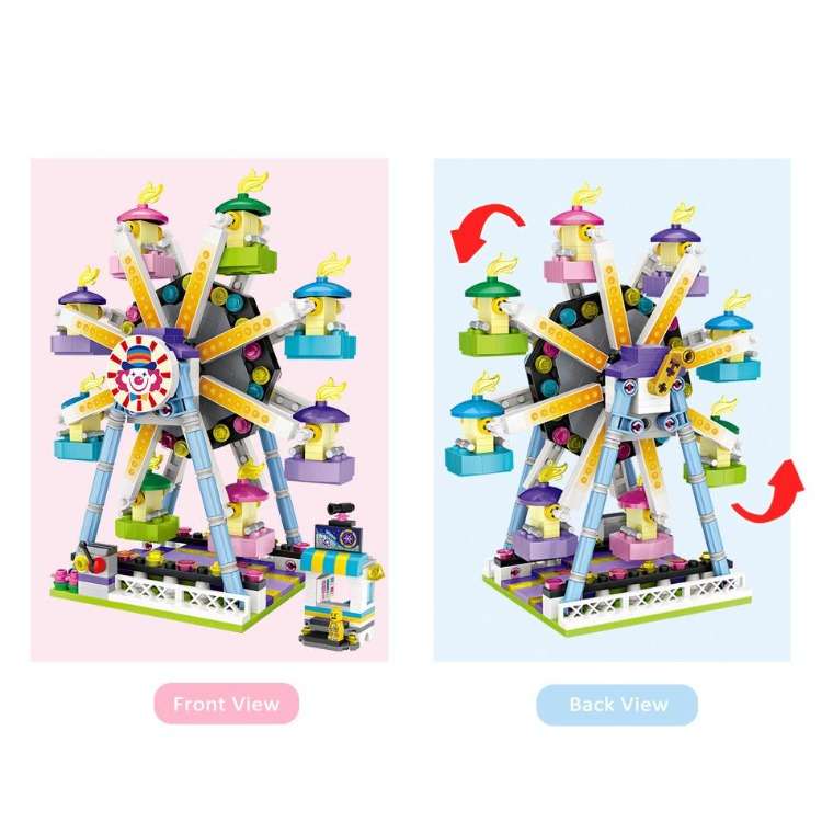 LOZ Amusement Park Blocks | Ferris Wheel - iKids