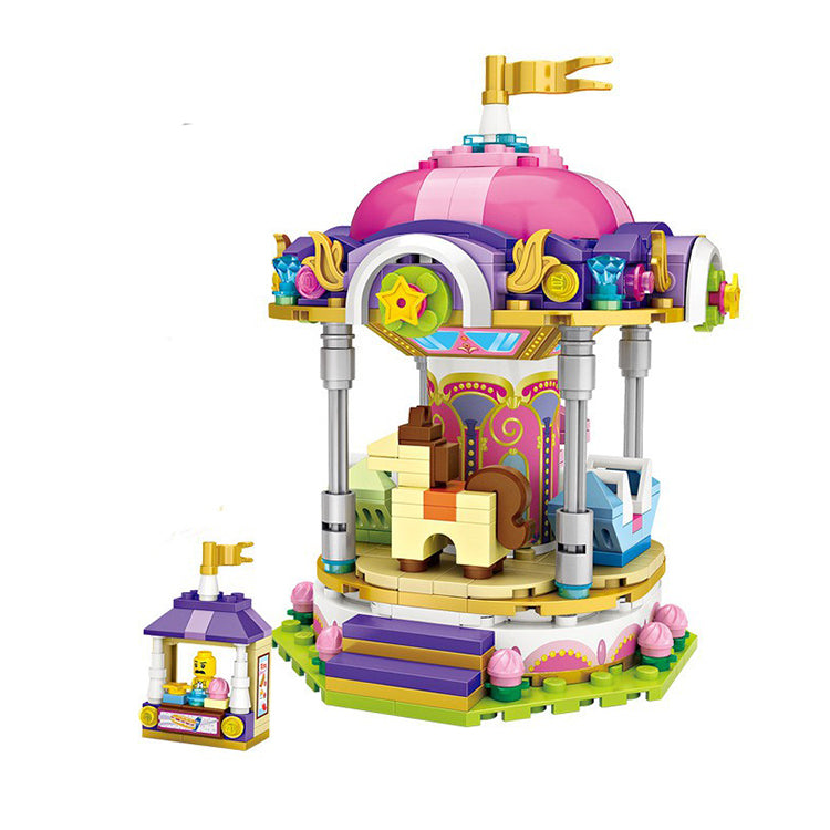 LOZ Amusement Park Blocks Carousel - iKids