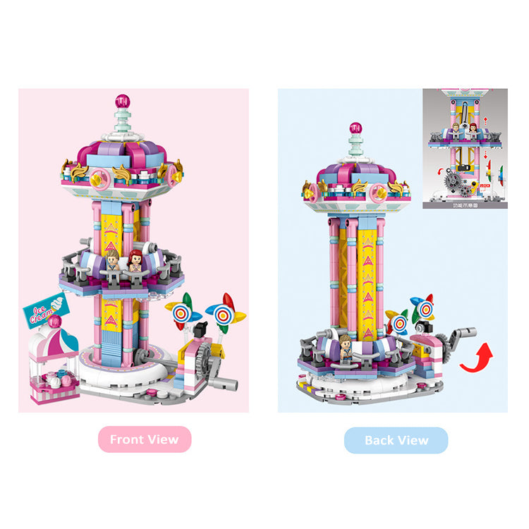 LOZ Amusement Park Blocks Jumping Machine - iKids