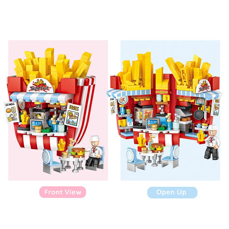 LOZ Building Blocks French Fries Shop - iKids