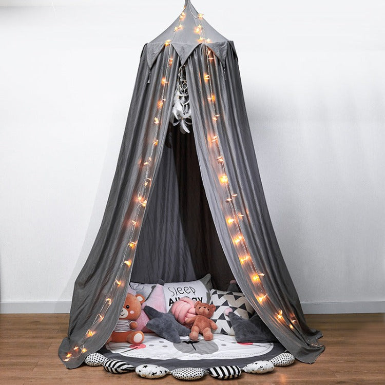 Hanging Tent Canopy Deluxe | Grey - iKids