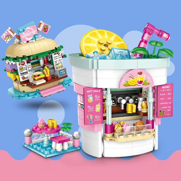 LOZ Amusement Park Blocks Burger Shop - iKids