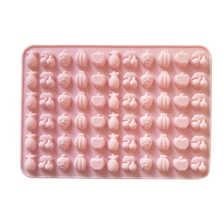 Fruit Pink Silicone Mould Mini Animal - iKids