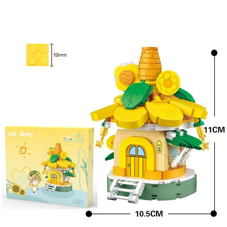 Mini Building Blocks | Sunflower House - iKids