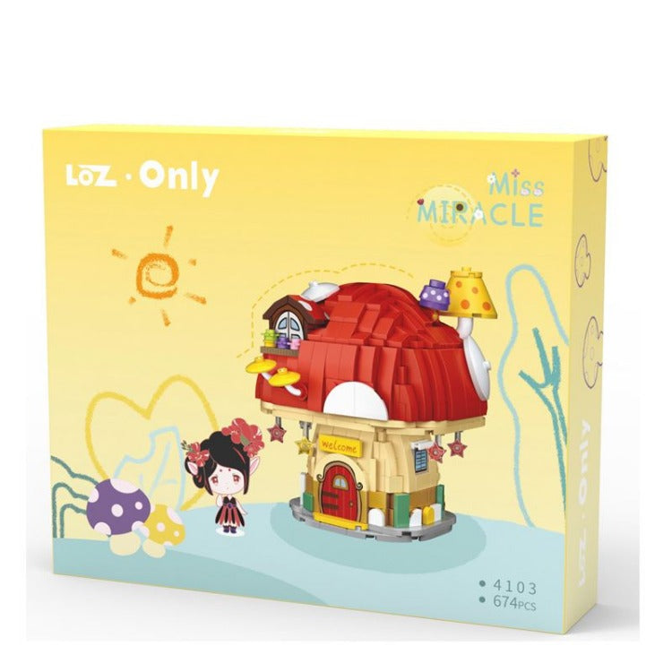 LOZ Mini Building Blocks | Mushroom House - iKids