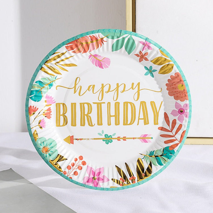 Party Paper Plate | Arrow | Set of 10 - iKids