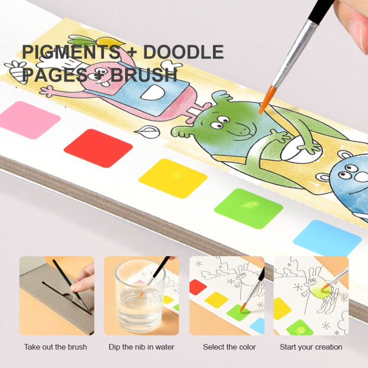 Mideer Paint With Water Booklet | Wonderful Holiday - iKids