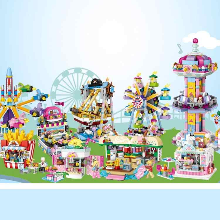 LOZ Amusement Park Blocks | Ferris Wheel - iKids