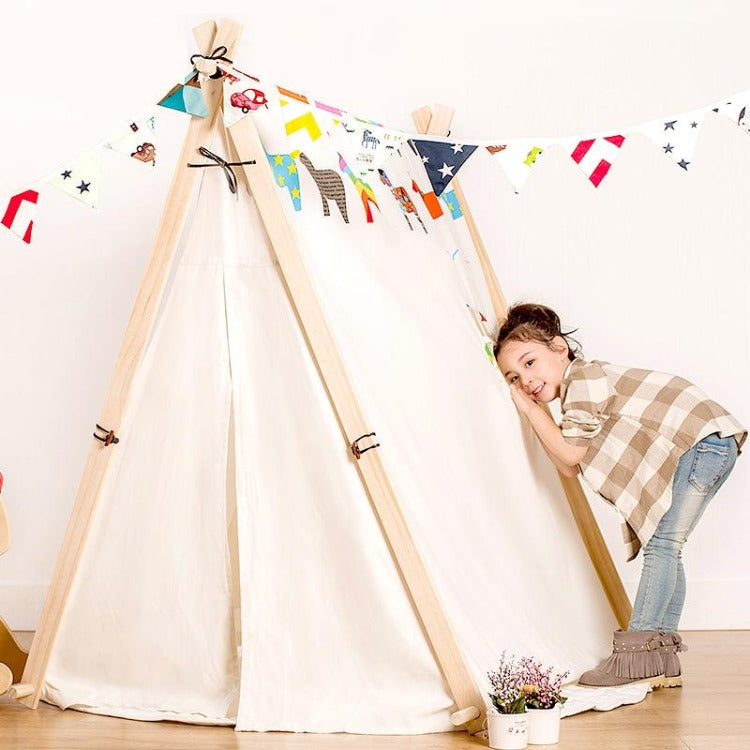 Square Teepee Tent Playhouse Horse - iKids