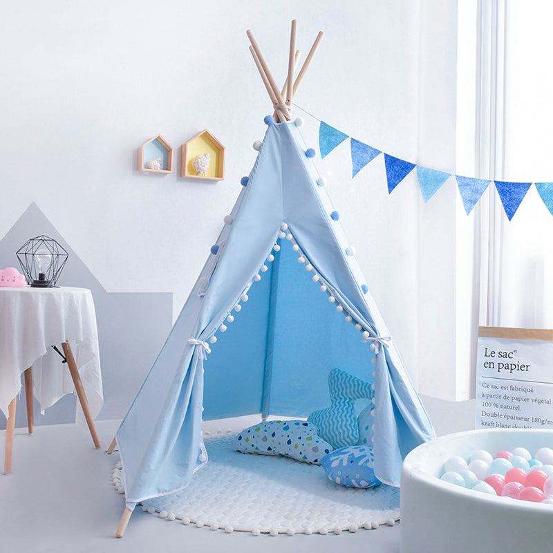 Deluxe Teepee Tent Ball Blue - iKids