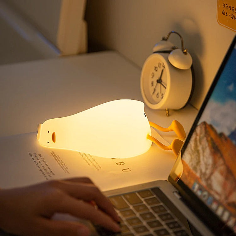 Lying Duck Silicone Night Light - iKids