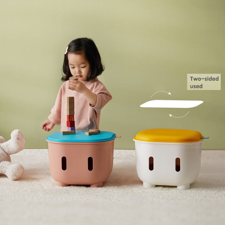 Kids Toy Storage Box | White - iKids