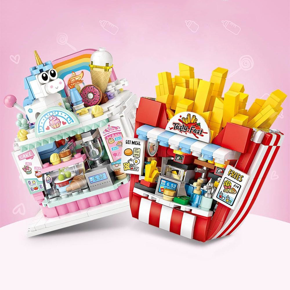 LOZ Building Blocks French Fries Shop - iKids