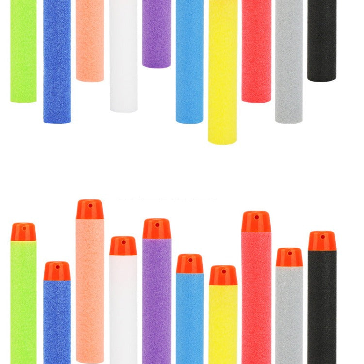 Nerf Compatible Refill Foam Bullets | 100 Packs Rainbow - iKids
