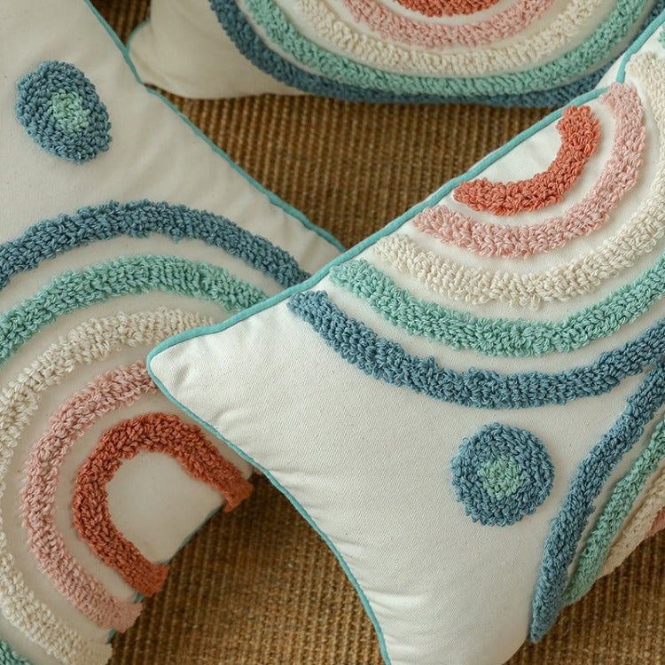 Moroccan Scatter Pillow | Cool Rainbow - iKids