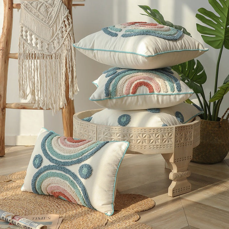 Moroccan Scatter Pillow | Cool Rainbow - iKids