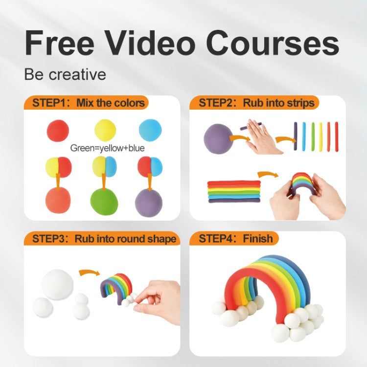 Air Crafting Clay 36 Colours | iKids