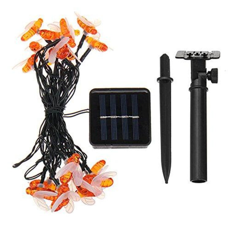 5m 20 LEDs Outdoor Solar Bee String Lights - iKids