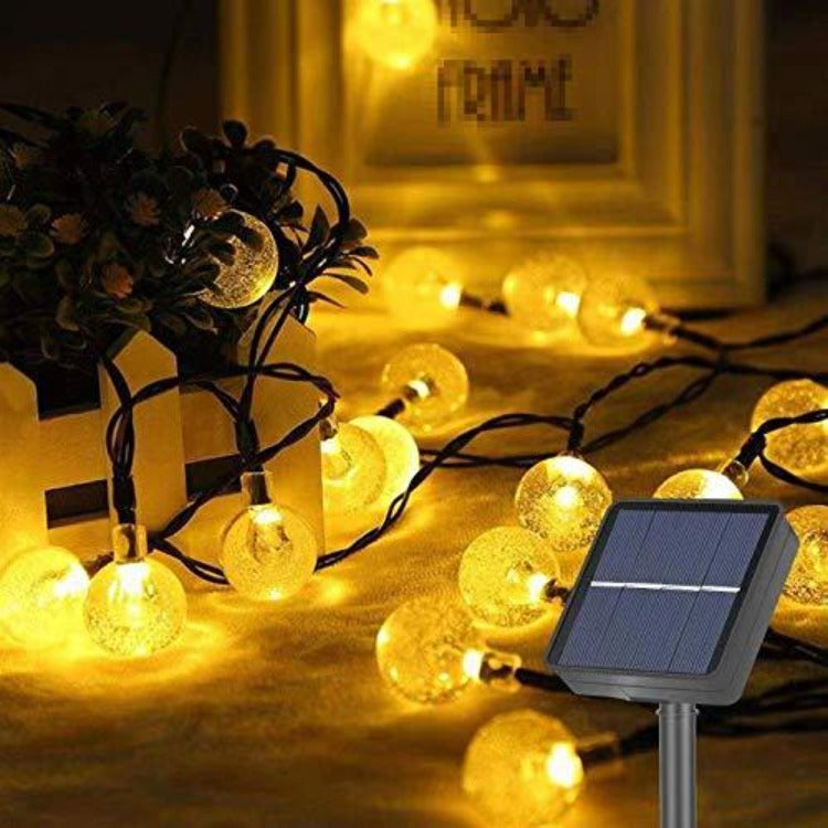 LED Outdoor Solar Globe String Lights 5M - iKids