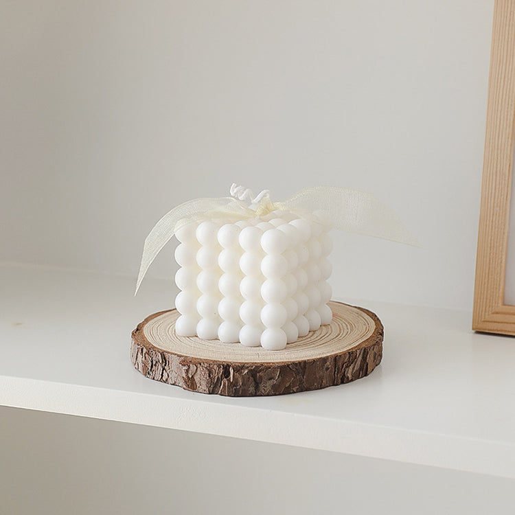 Scented Candle | 5 Level White Bubble Cube - iKids