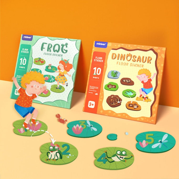 Mideeer Hopscotch Sticker Set | Dinosaur - iKids