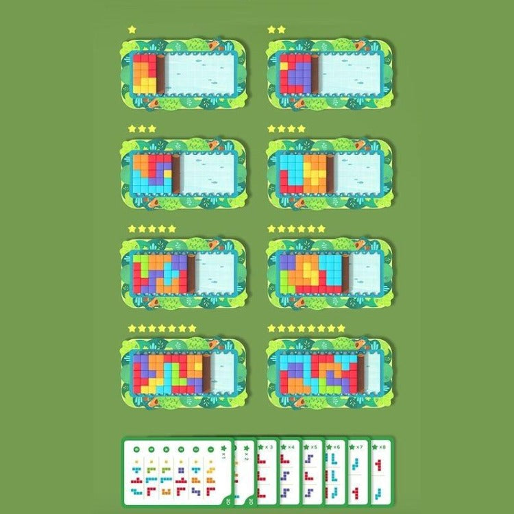 5 in 1 Jungle Tetris Block | iKids