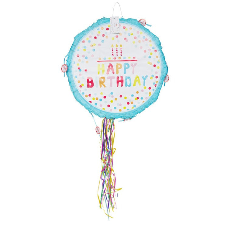 Blue Happy Birthday Piñata - iKids