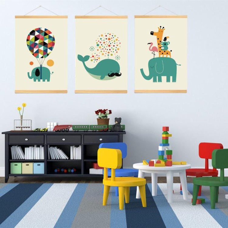 Poster Hanger Frame - Balloon Elephant - iKids