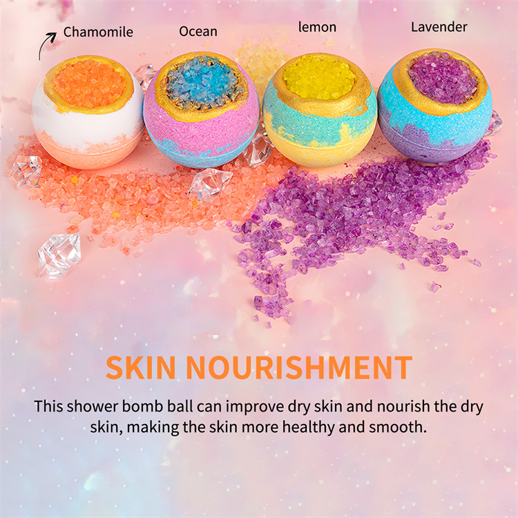 Crystal Bath Bomb Ball | 12 Pcs - iKids