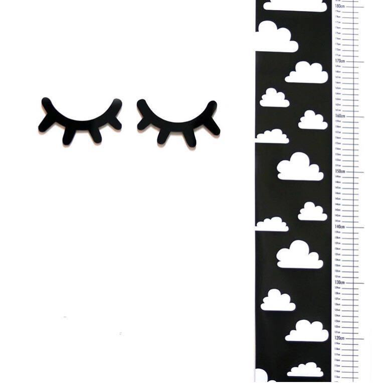 Height Chart Black Cloud - iKids