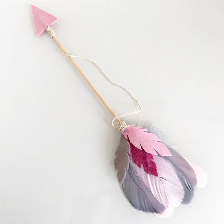 Feather Arrow Ornament Pink - iKids