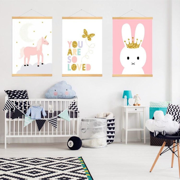 Poster Hanger Frame Crown Bunny - iKids