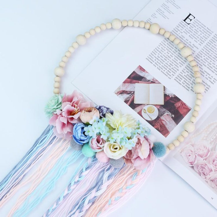 Wooden Beads Garland with Tassel - iKids